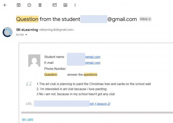 question from IBI students - 1