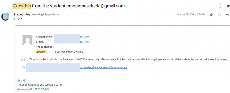 question from IBI students - 3